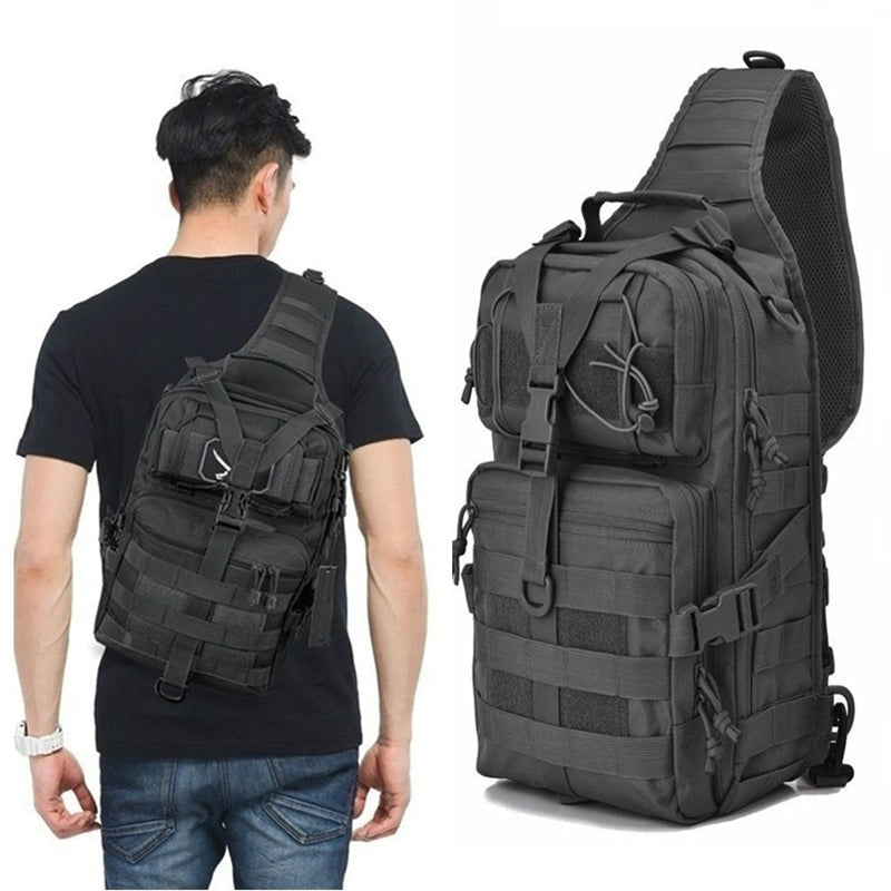 Mochila Transversal impermeável Working 25L - Preta