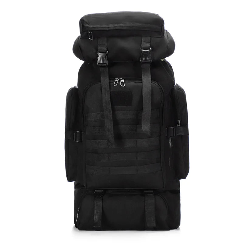 Mochila Trilha e Camping 80 Litros - Preto