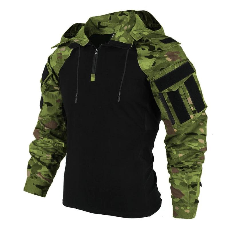 Camisa Tática com Capuz Drytec™