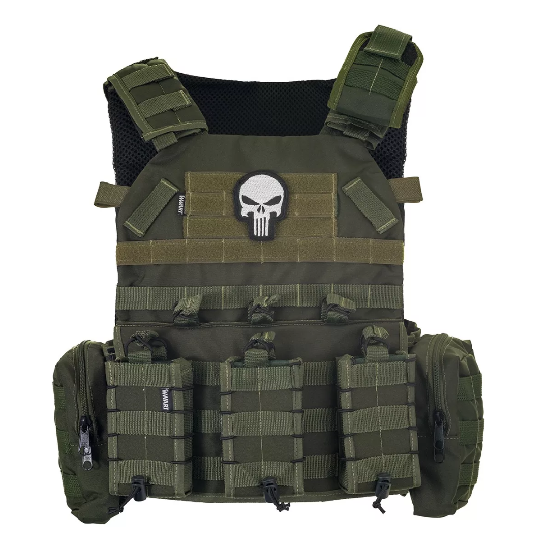 Colete Modular Plate Carrier WWART -  Verde Oliva