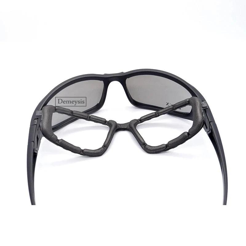 Óculos Táticos Polarizados com Lentes Intercambiáveis Deisy X ® - 3 Opções de Lentes Inclusas