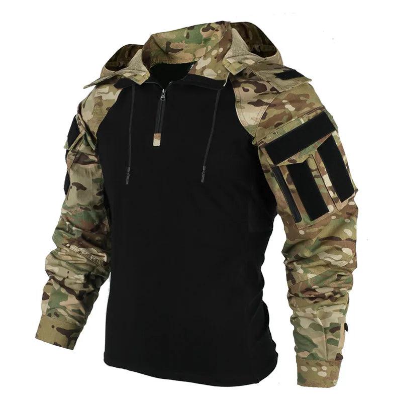 Camisa Tática com Capuz Drytec™