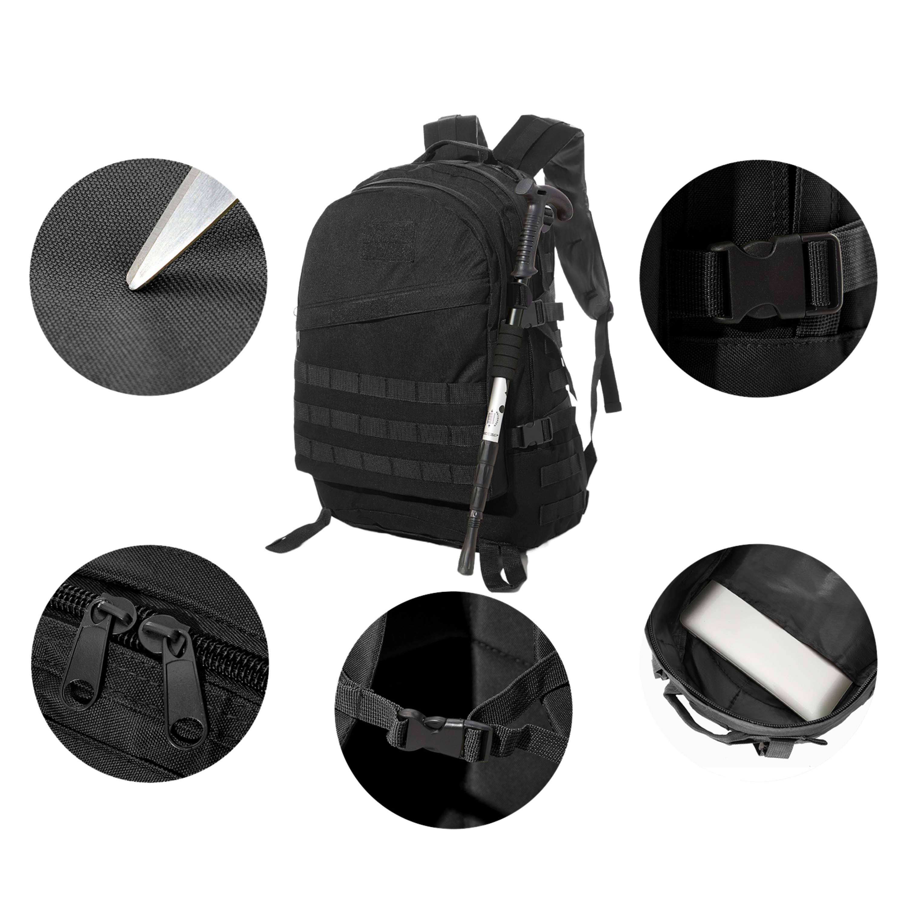 Mochila Tática Urban 30 Litros  - Preta