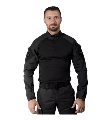 Farda Completa - Calça + Combat Shirt Preta Bélica®