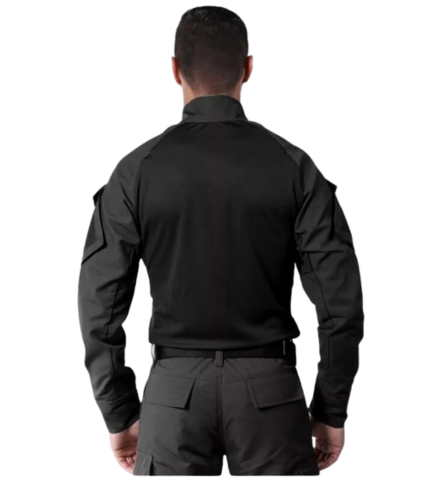 Farda Completa - Calça + Combat Shirt Preta Bélica®