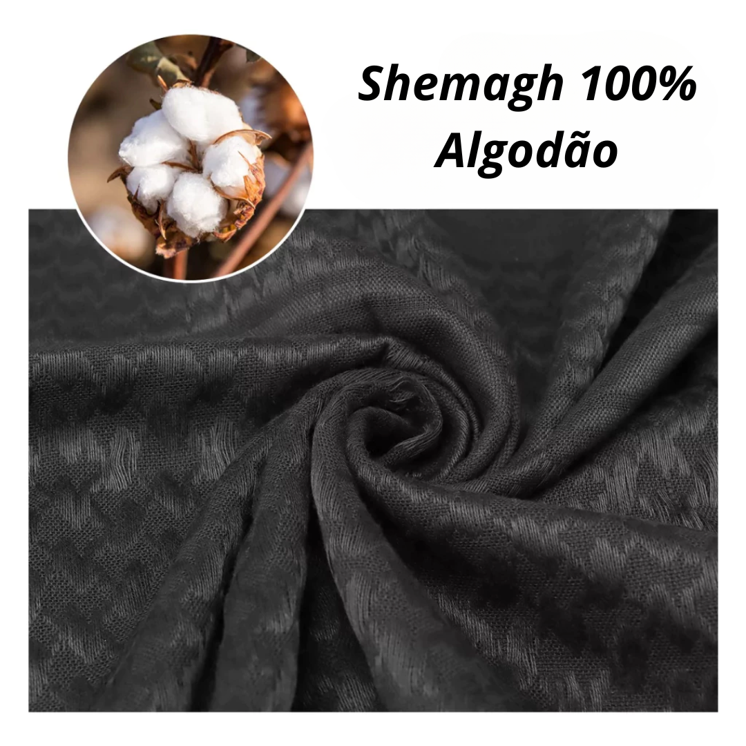 Shemagh Lenço Militar Keffieh 100% Algodão