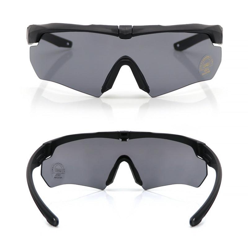 Óculos Táticos Polarizados com Proteção UV - 3 Opções de Lentes Inclusas
