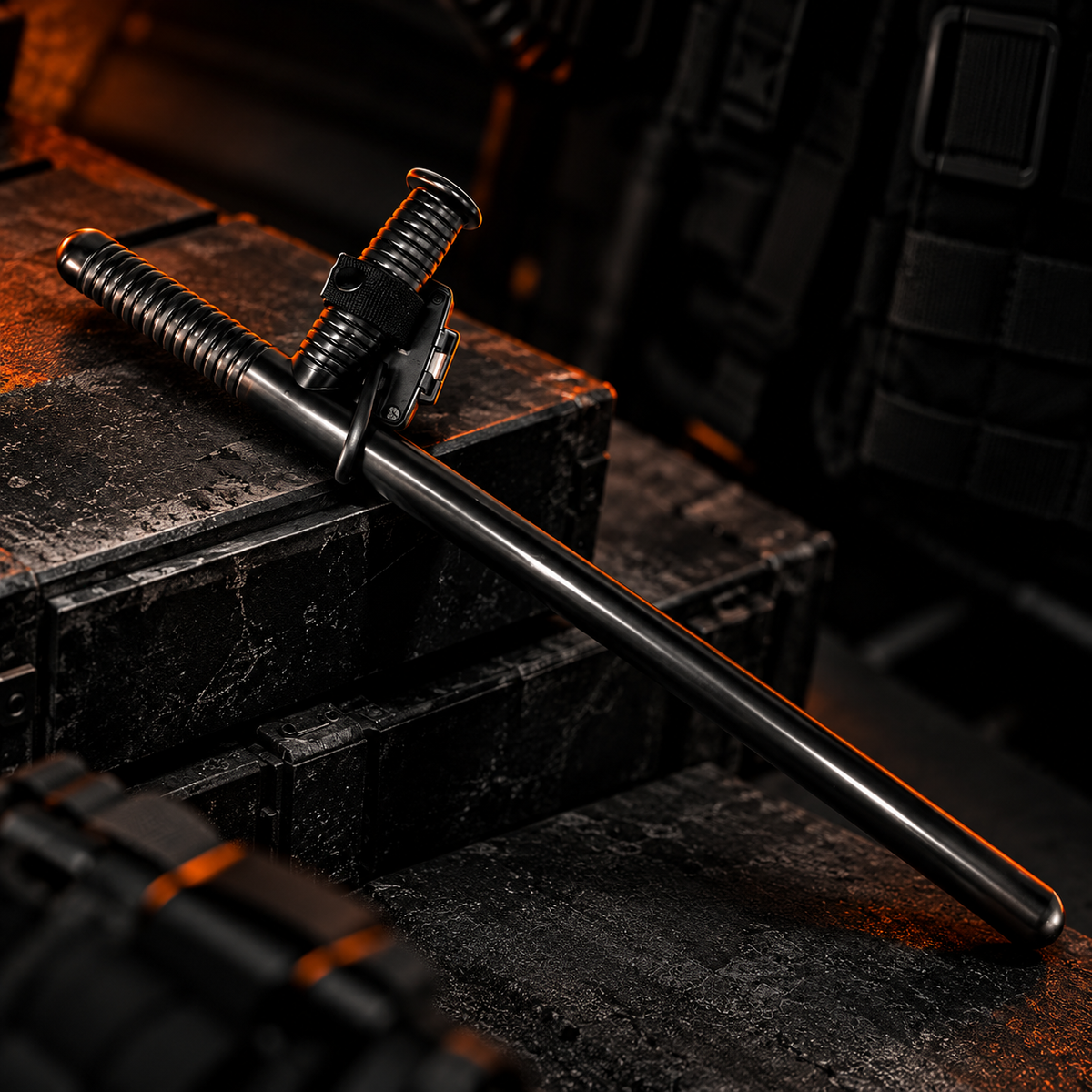 Kit Tonfa Profissional + Porta Tonfa de Cintura