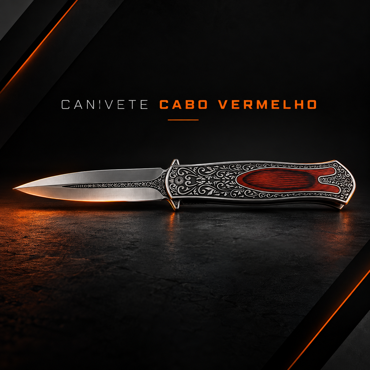 Canivete Tático Semi Automático