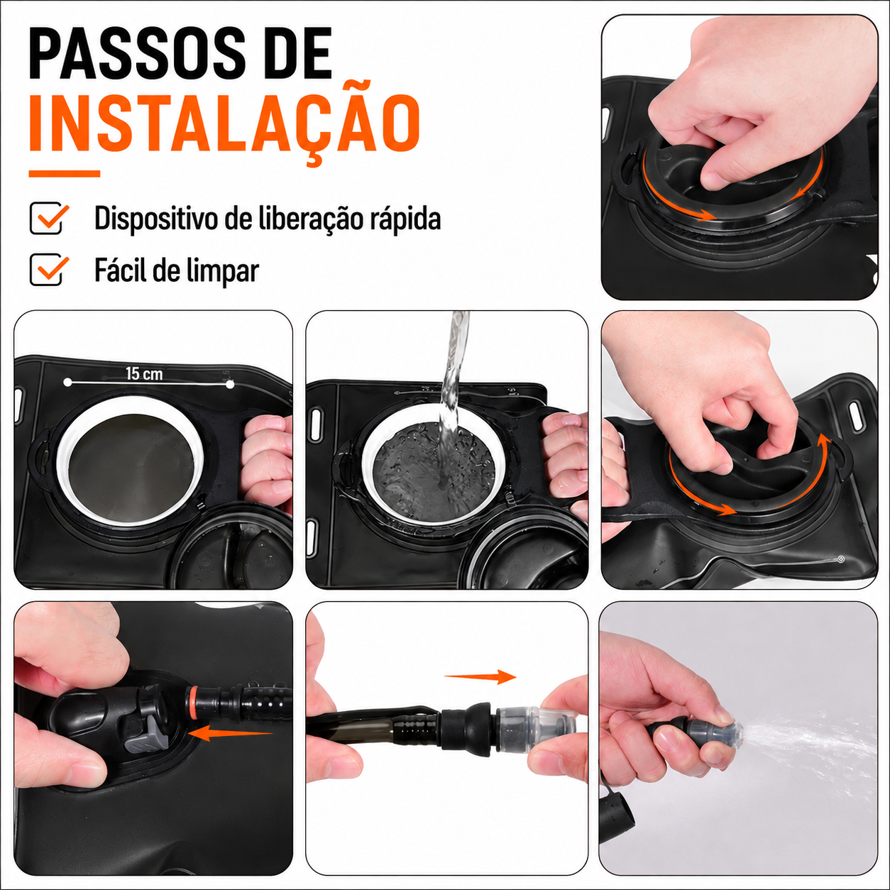 Refil de Hidratação Tático Especializado (1,5L / 2L / 3L)