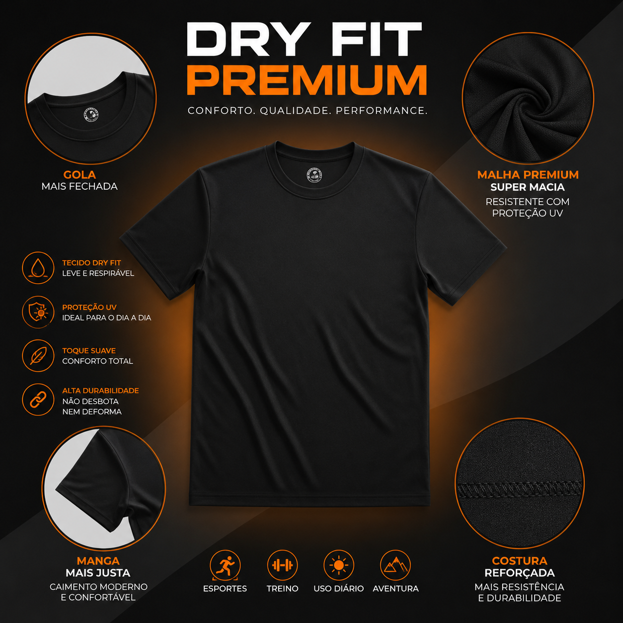 Camiseta Dry Fit Army Veteran