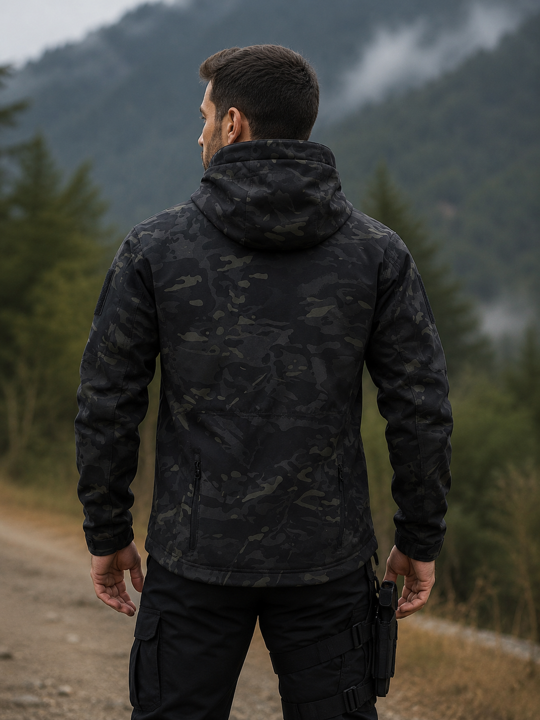 Jaqueta Tática Vanguard - Multicam Black
