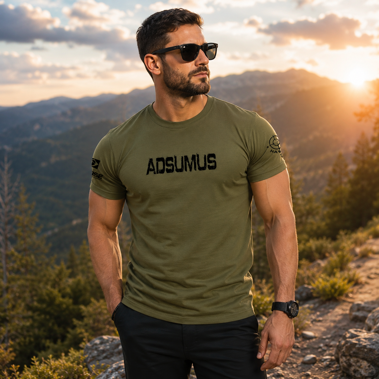 Camiseta Masculina Adsumus