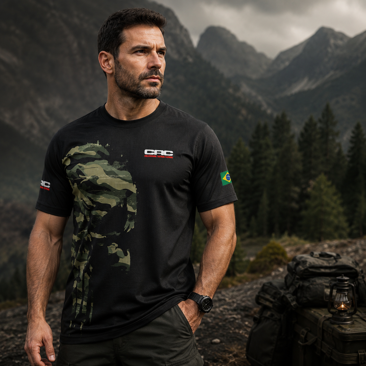 Camiseta CAC - Preta