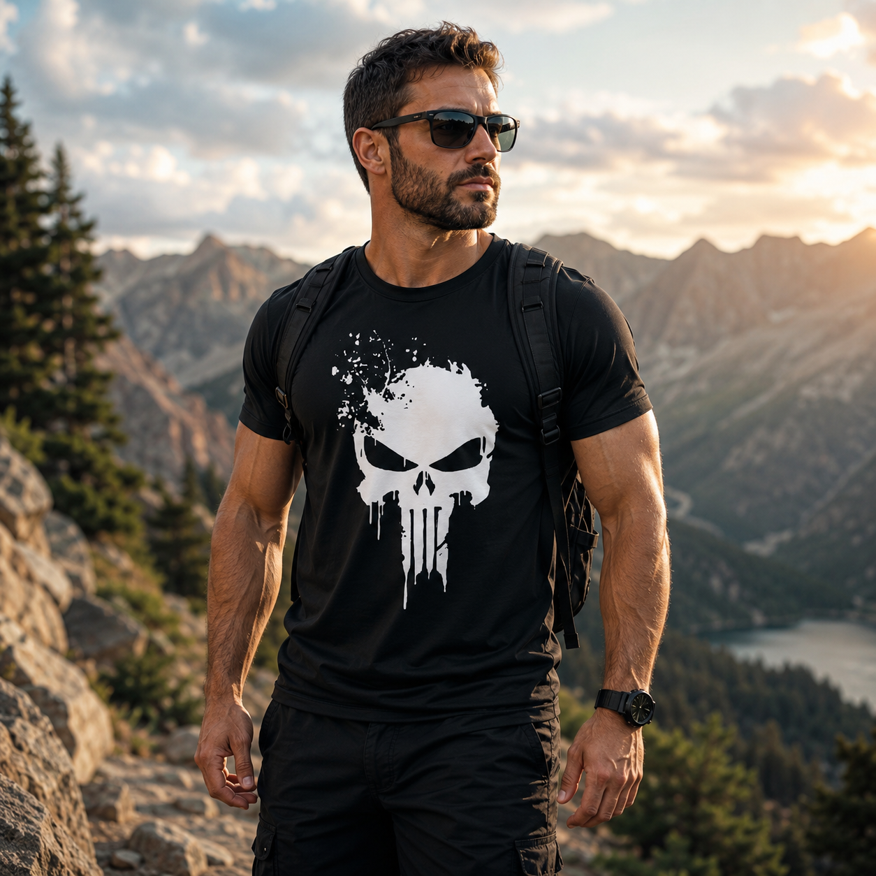 Camiseta Dryfit Justiceiro - Premium