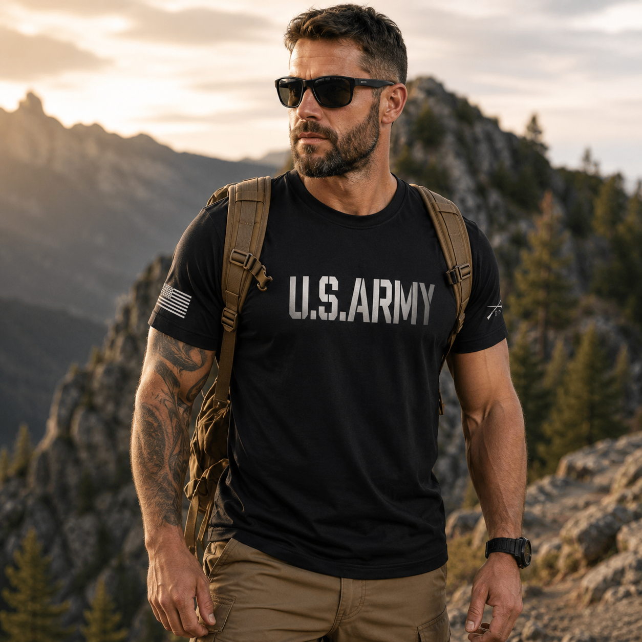 Camiseta Dryfit U.S. ARMY - Premium