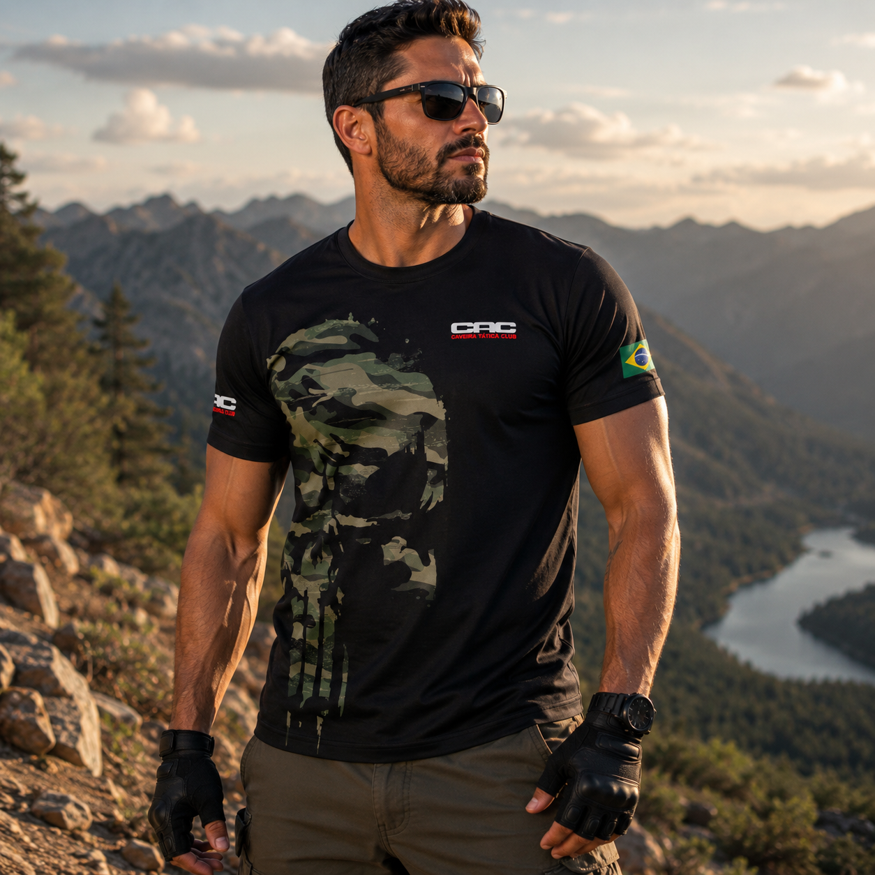 Camiseta CAC - Caveira