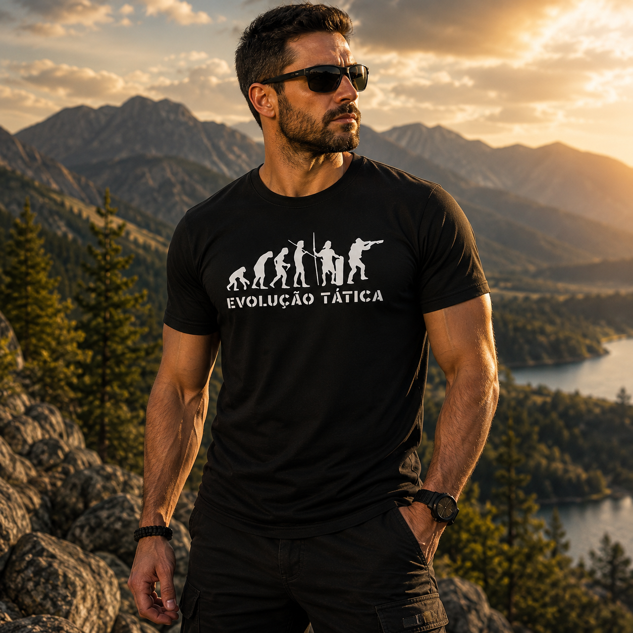 Camiseta Evolução Tática - Dry Fit