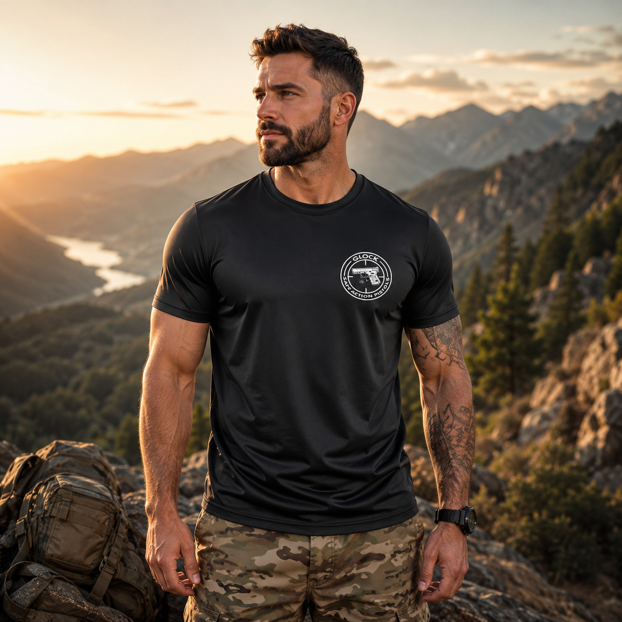 Camiseta Dryfit Slim Glock Perfection - Premium