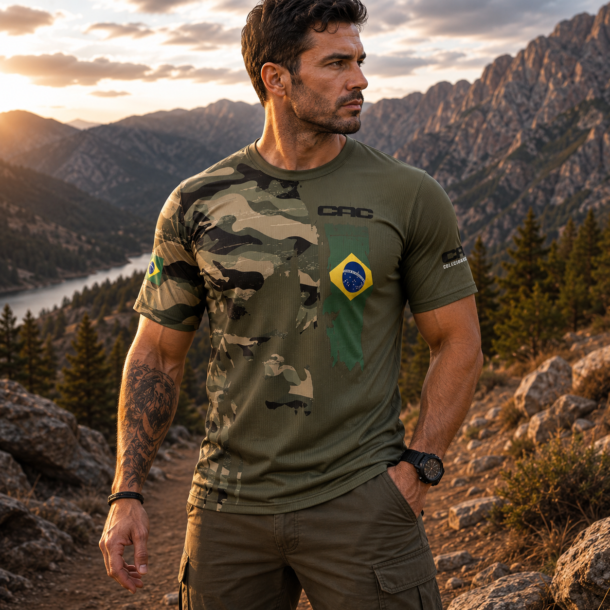 Camiseta CAC - Verde