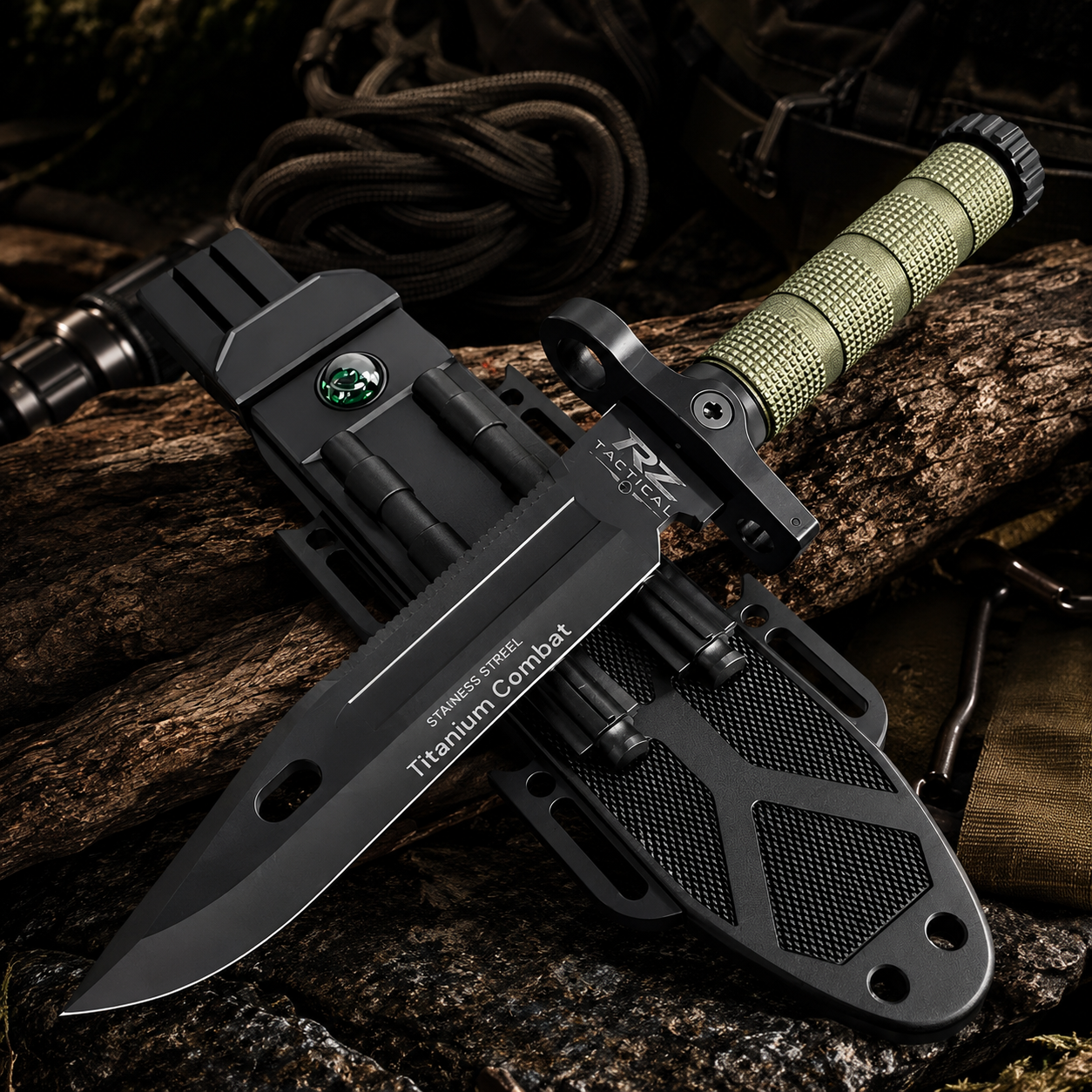 Faca ProfissionalTitanium Combat®