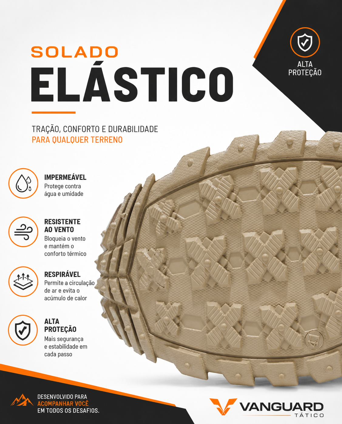 Coturno Tático Militar Vanguard 2