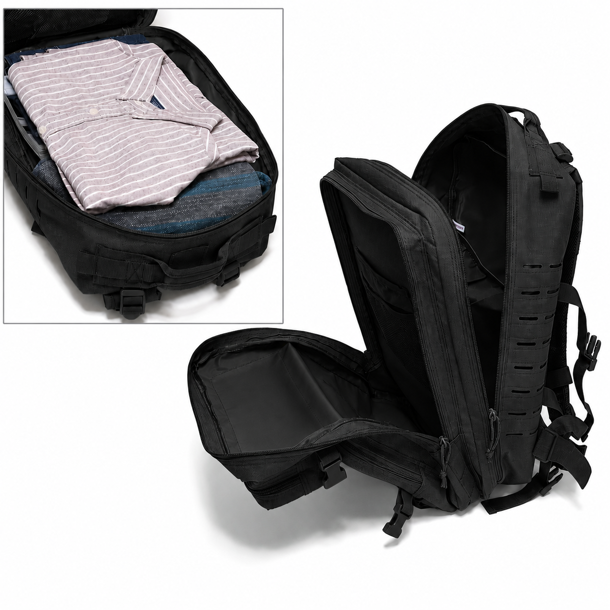 Mochila Tática Mariner 50 Litros - Preta