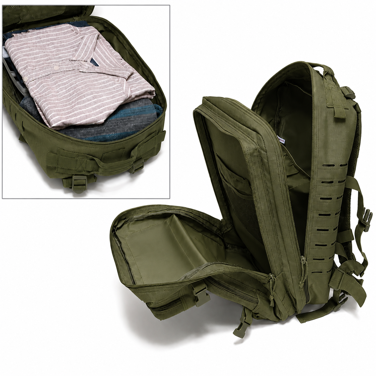 Mochila Tática Mariner 50 Litros - Verde Oliva