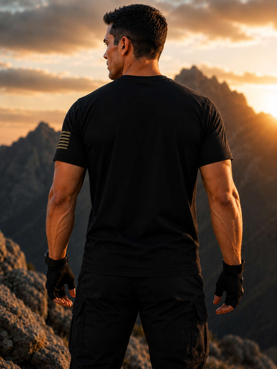 Camiseta Premium Dry Fit Army Veteran