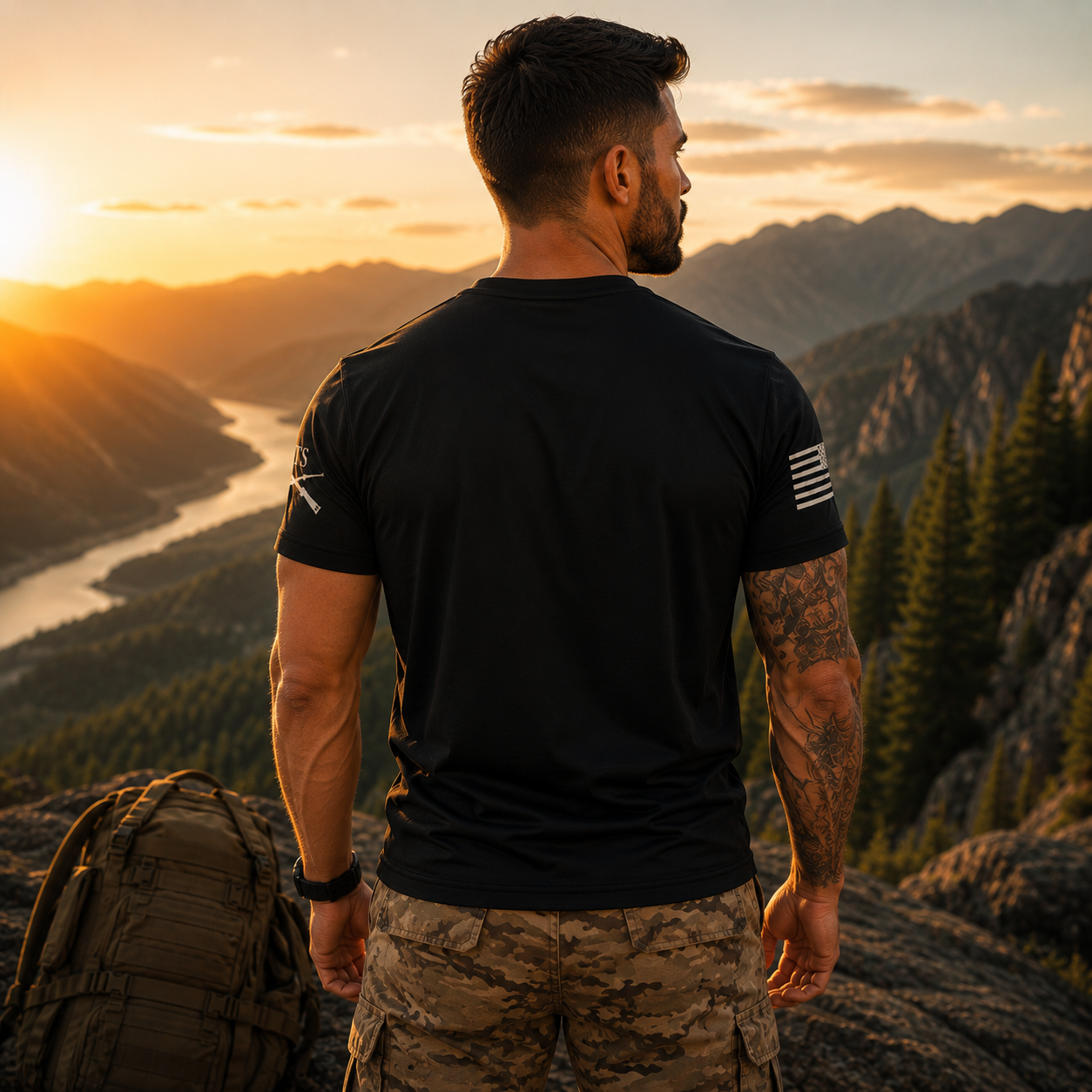 Camiseta Dry Fit Premium "In Glock We Trust"