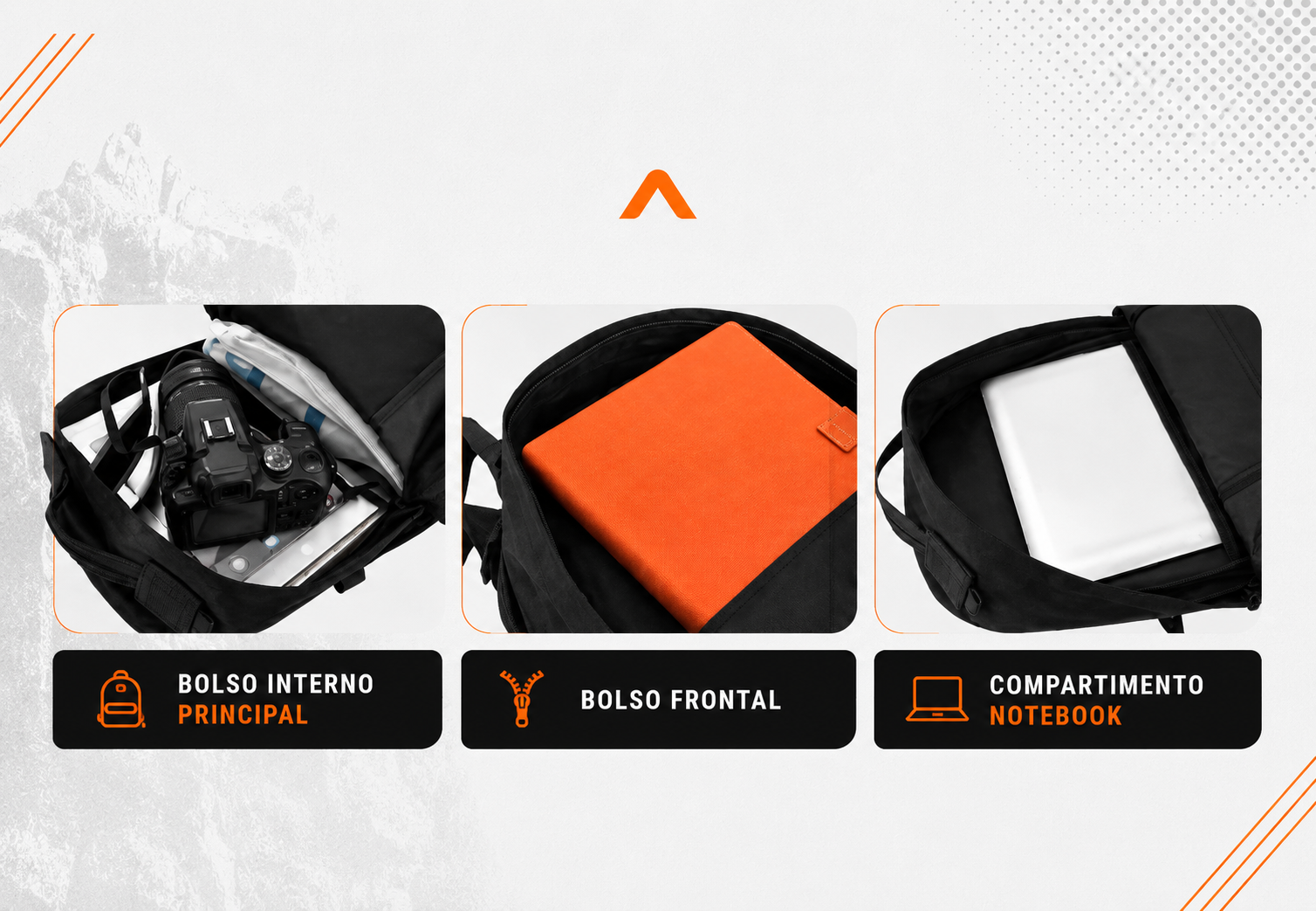 Mochila Tática Hornet 45 Litros - Preta