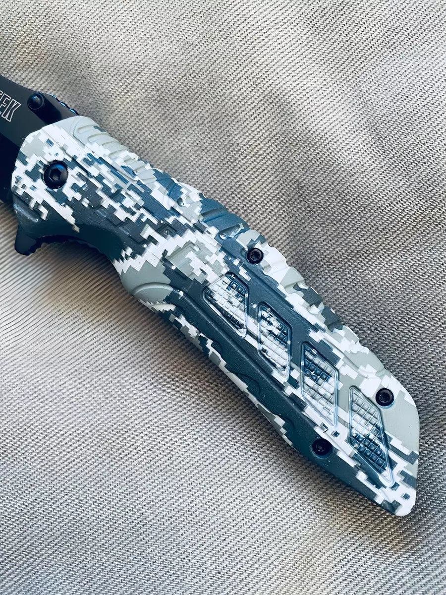 Canivete Tático Com Pederneira