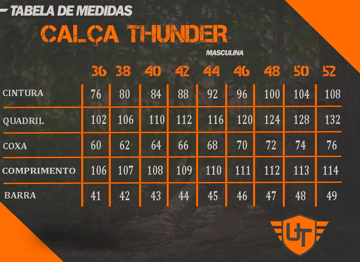 Calça Tática Thunder® - Preta