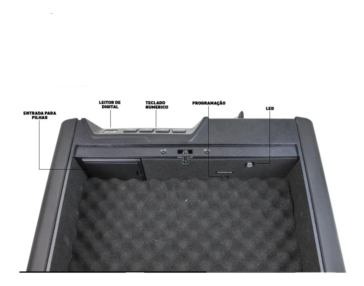 Cofre Eletrônico com Digital PCI