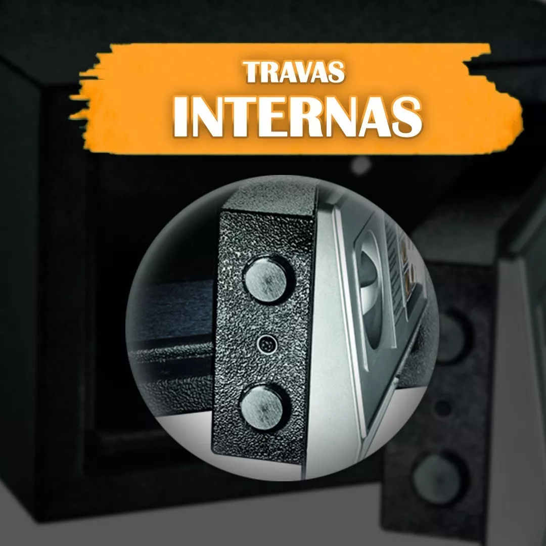 Cofre Eletrônico Com Senha/chave Aço