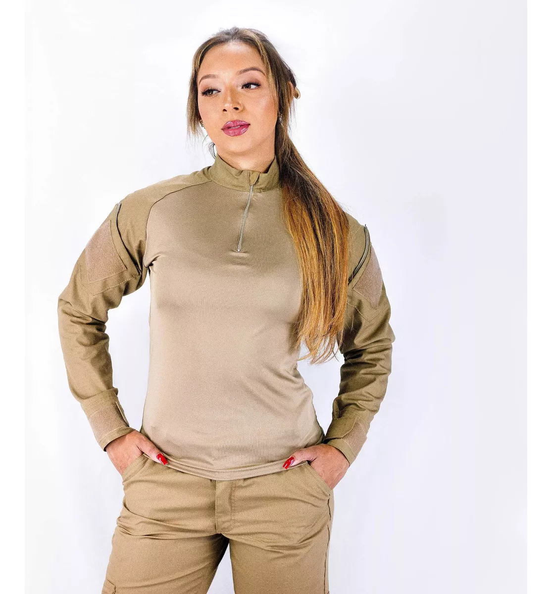 Camisa Combat Shirt Tática Feminina