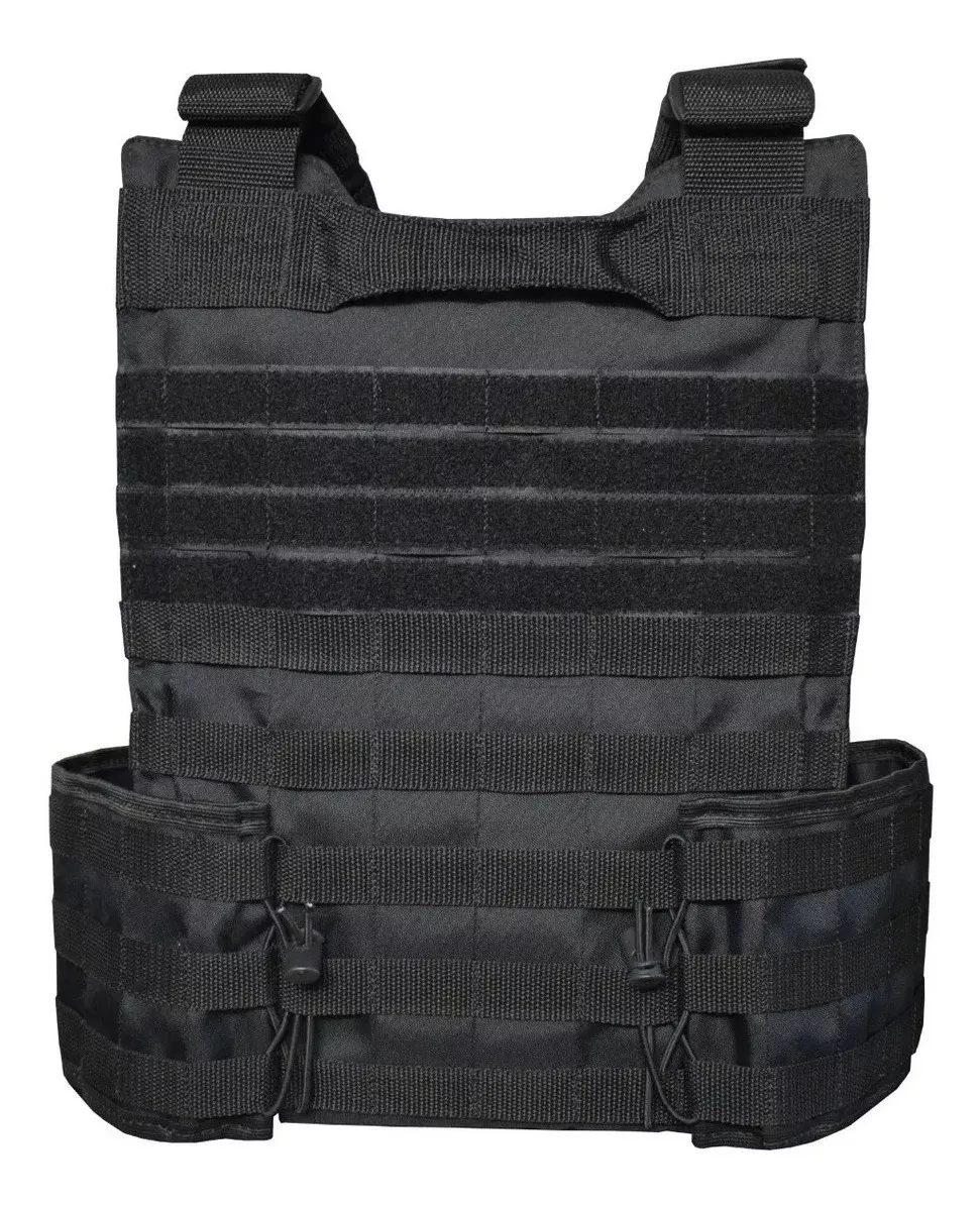 Capa de Colete Plate Carrier Modular J.A. - Preto