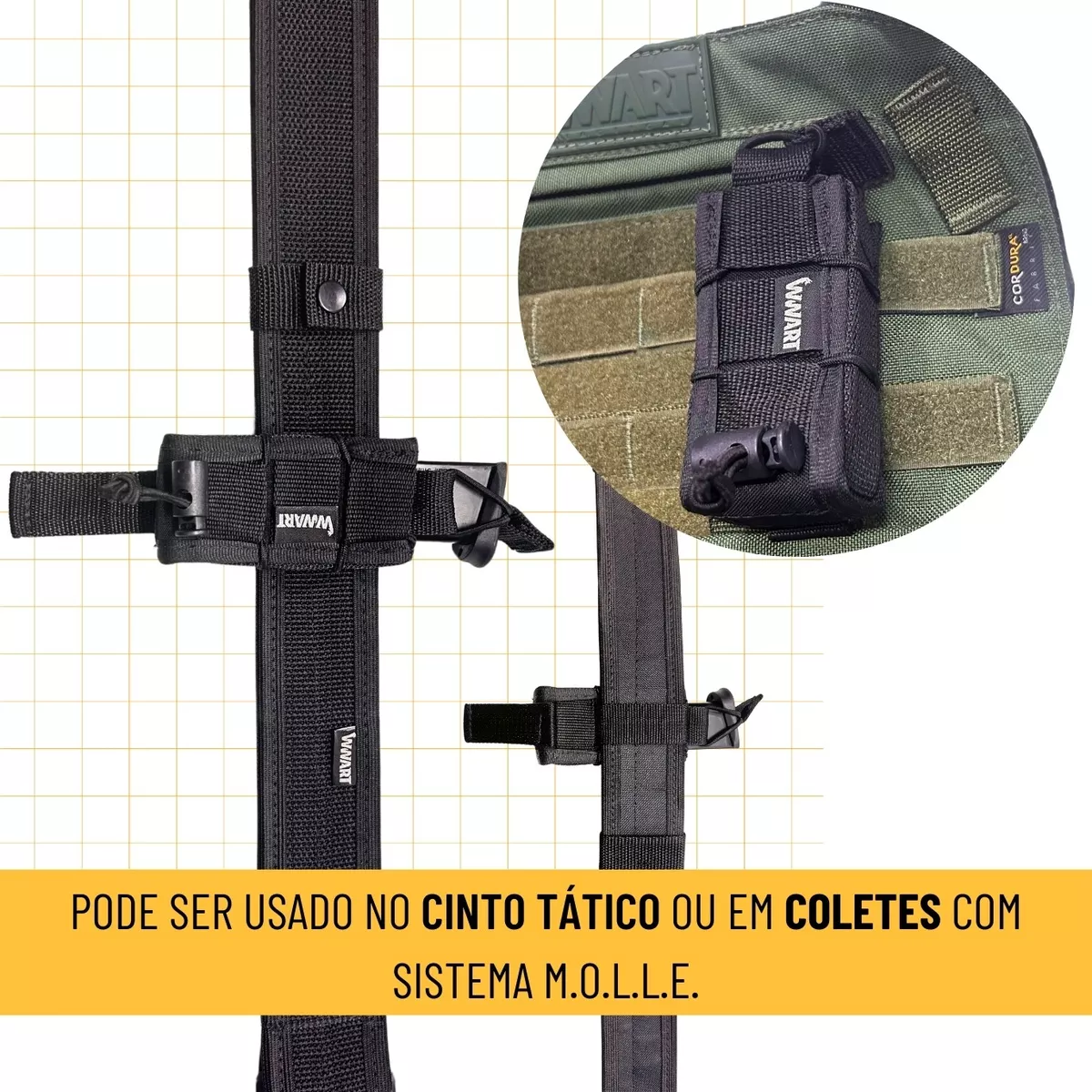 Porta Carregador ou Lanterna Universal