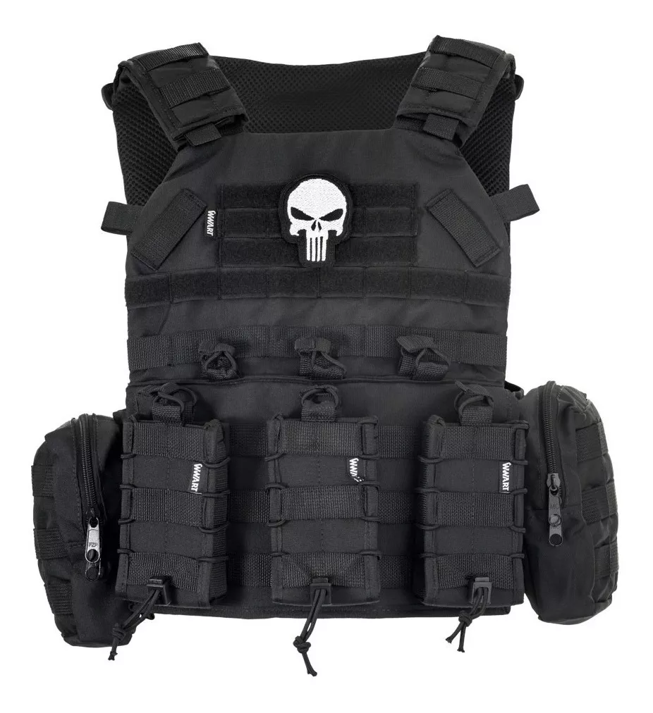 Kit 3 Porta Carregadores Fuzil Rígido 600D