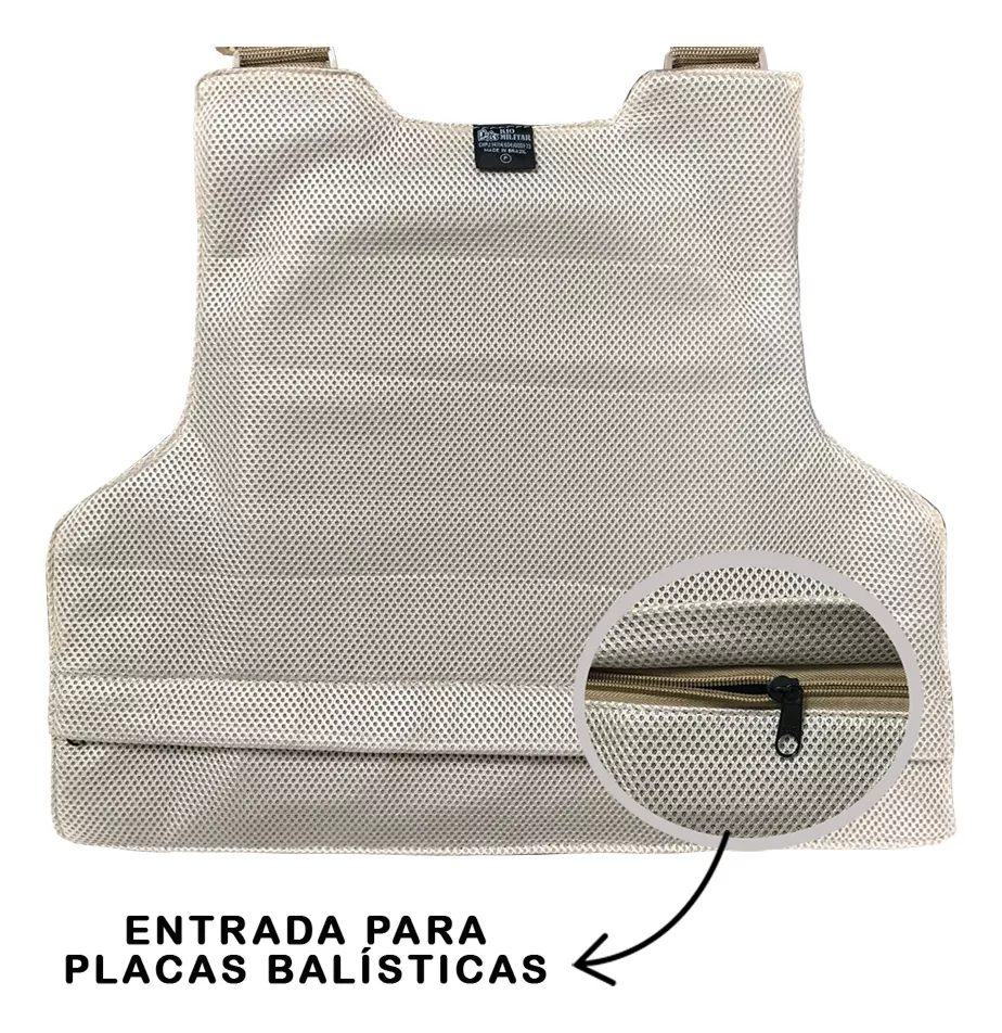 Capa de Colete Modular Militar® - Cáqui