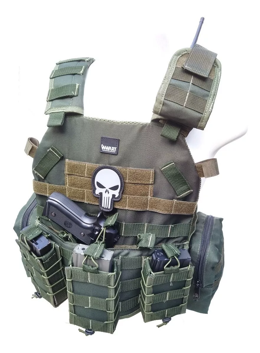 Colete Modular Plate Carrier WWART - Verde Oliva
