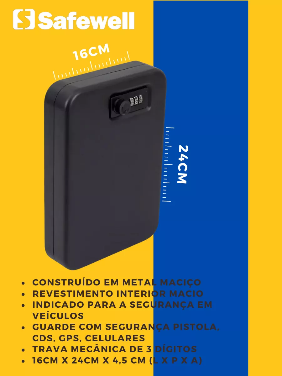 Cofre Para Pistola Safewell