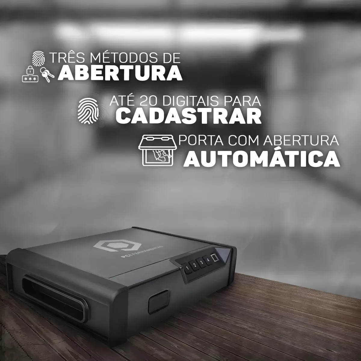 Cofre Eletrônico com Digital PCI