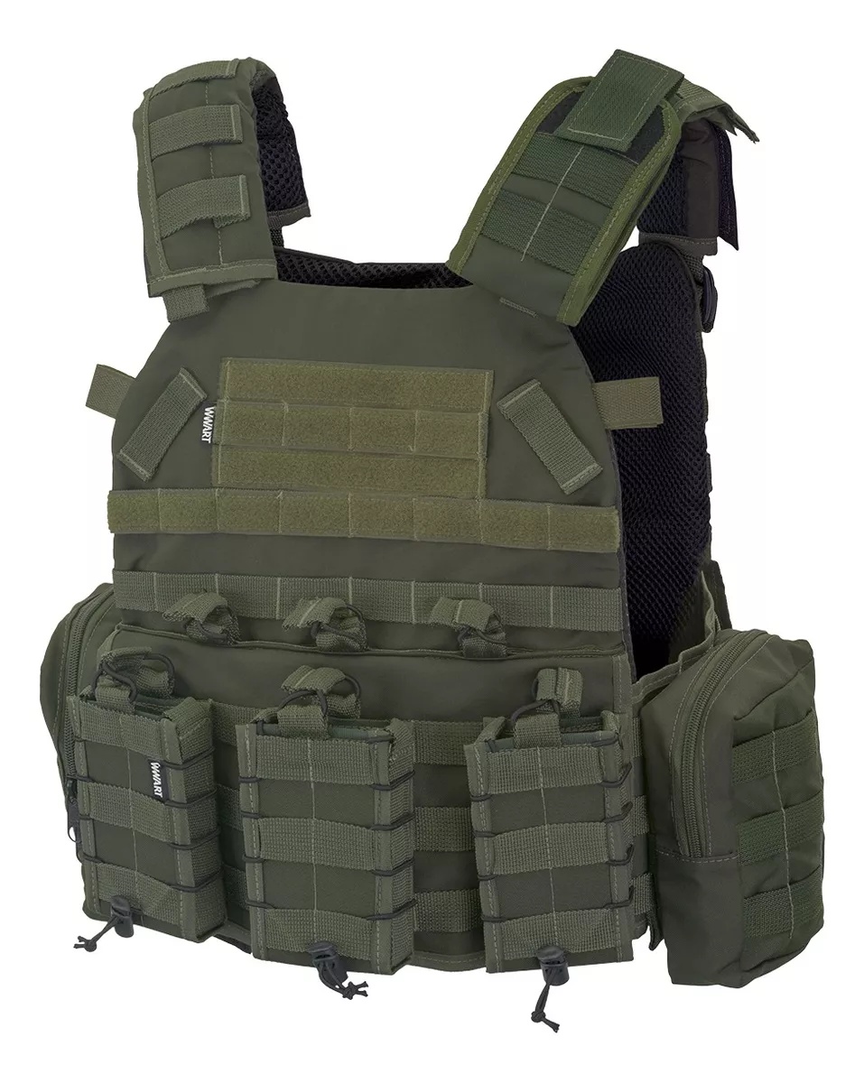 Colete Modular Plate Carrier WWART - Verde Oliva