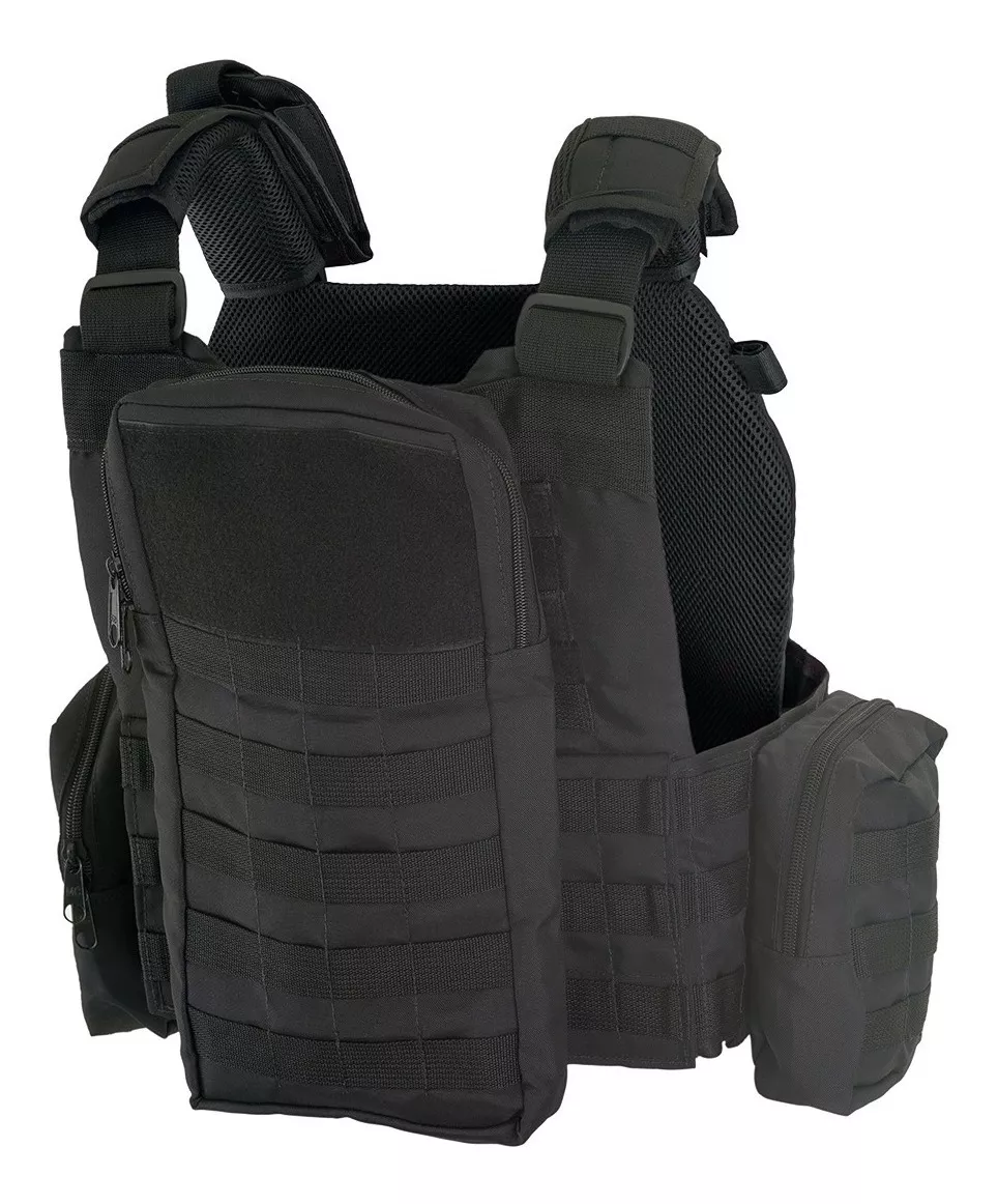 Colete Modular Plate Carrier War Z - Preto