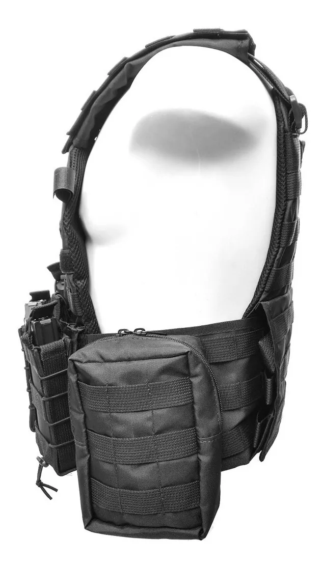 Colete Modular Plate Carrier War Z - Preto