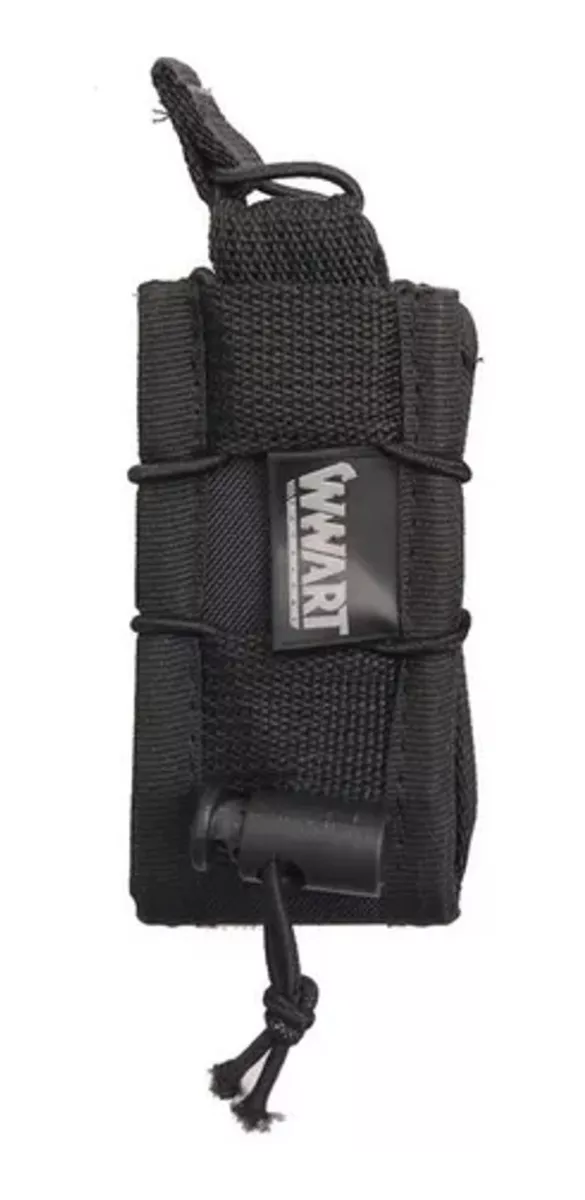 Kit Porta Carregador Fuzil 556/762 + Porta Carregador Pistola/Lanterna Fast Mag Preto