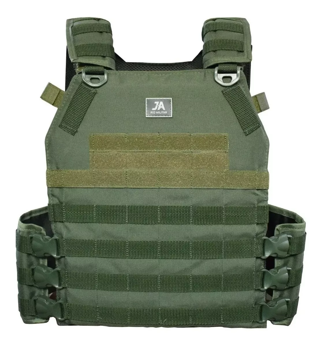 Capa de Colete Plate Carrier Modular J.A. - Verde Oliva