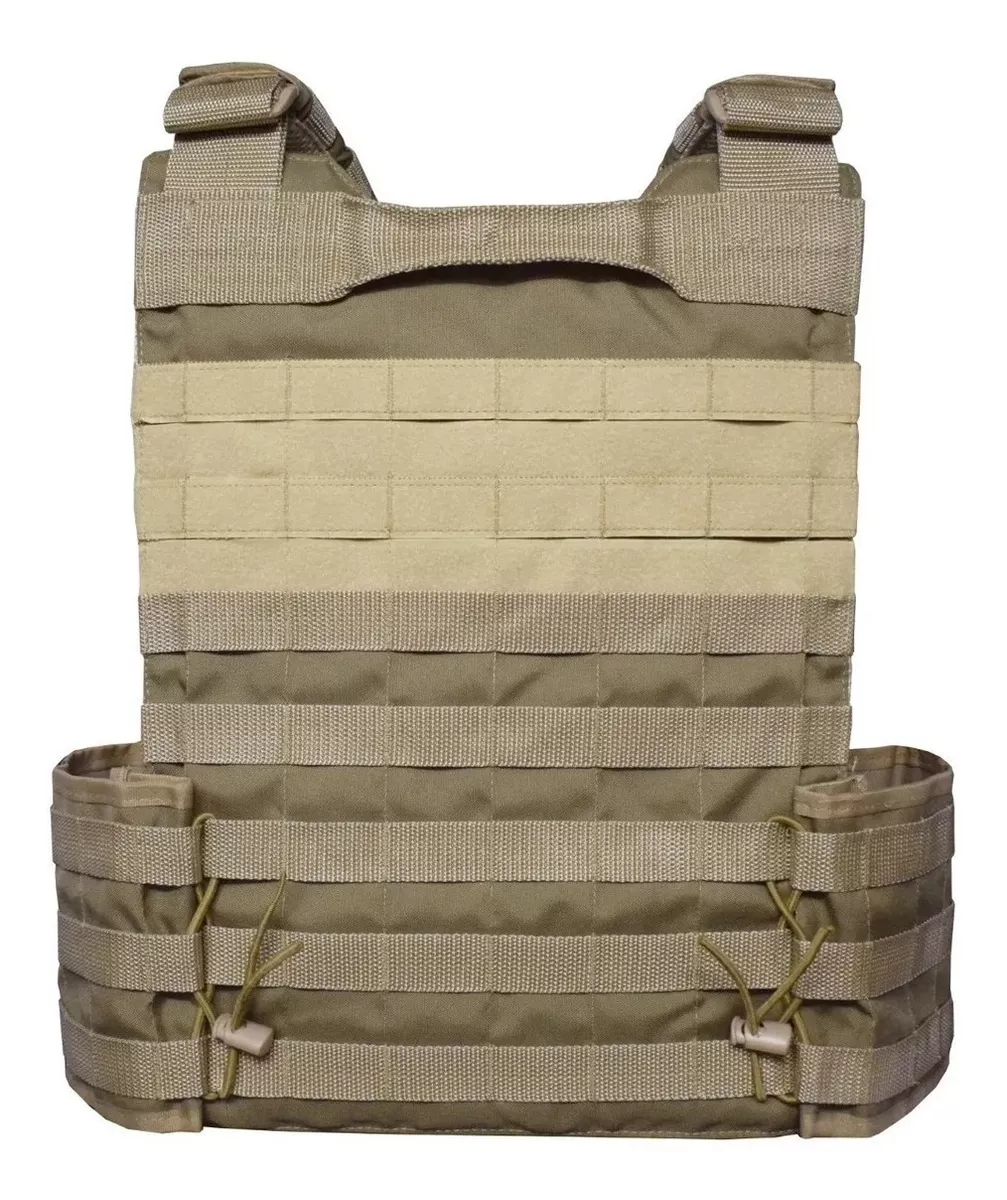 Capa de Colete Plate Carrier Modular J.A. - Cáqui