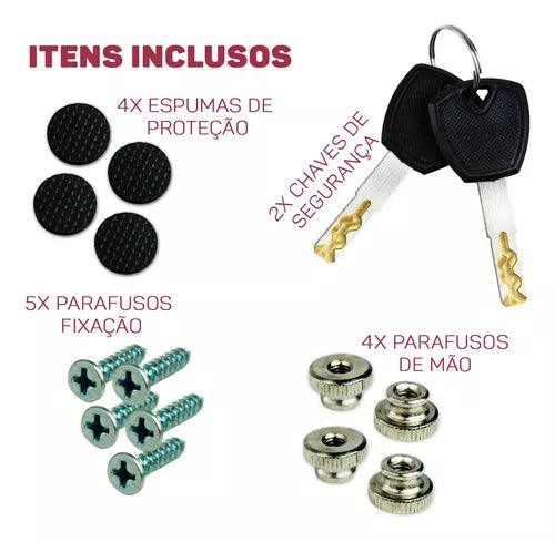 Cofre Portátil para Pistola e Revólver